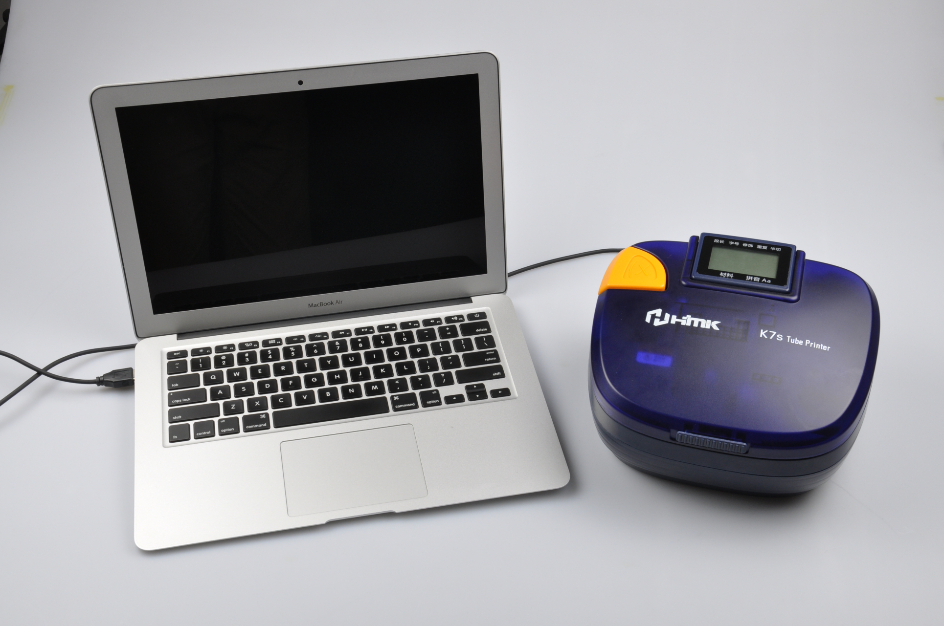 匯淼線號機怎么打雙行